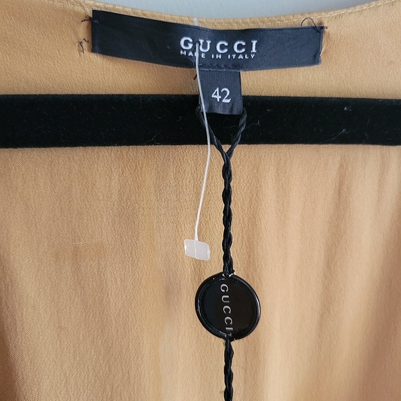 NWT Vintage GUCCI Kimono-style gown in lush 100% seta silk ⭐️HOST PICK⭐️ - Picture 5 of 15